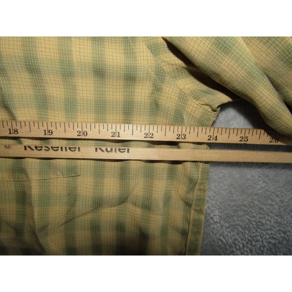 Columbia Mens L Plaid Short Sleeve Button Up Shirt XCT Outdoor Adventure Casual - Picture 9 of 11